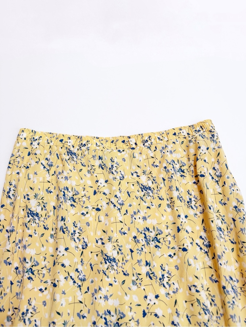 Vintage 90s Carol Anderson Cottagecore Floral Midi Skirt - Picture 3 of 5
